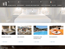 Tablet Screenshot of grandhoteltj.com